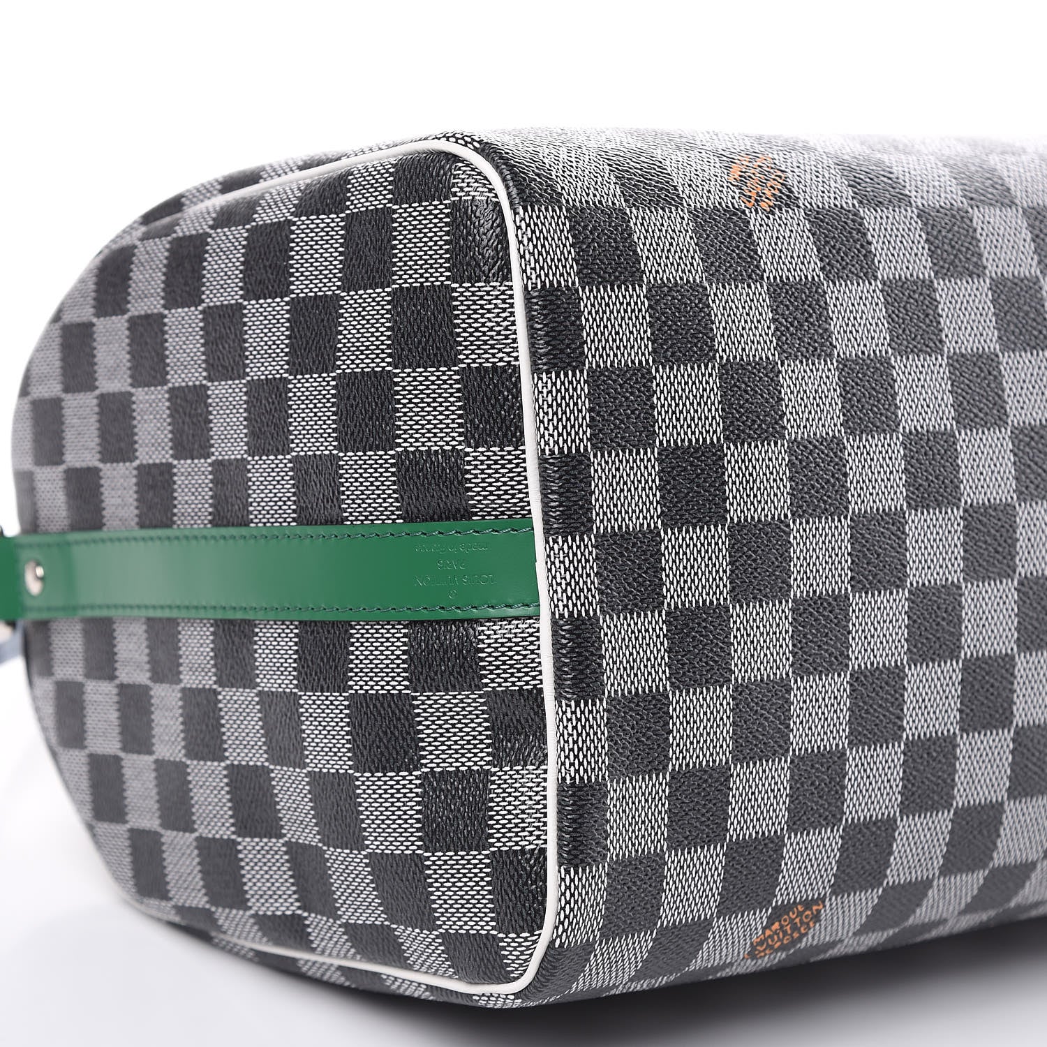 Louis Vuitton Damier Speedy Bandouliere 30 Black White 8 of 9
