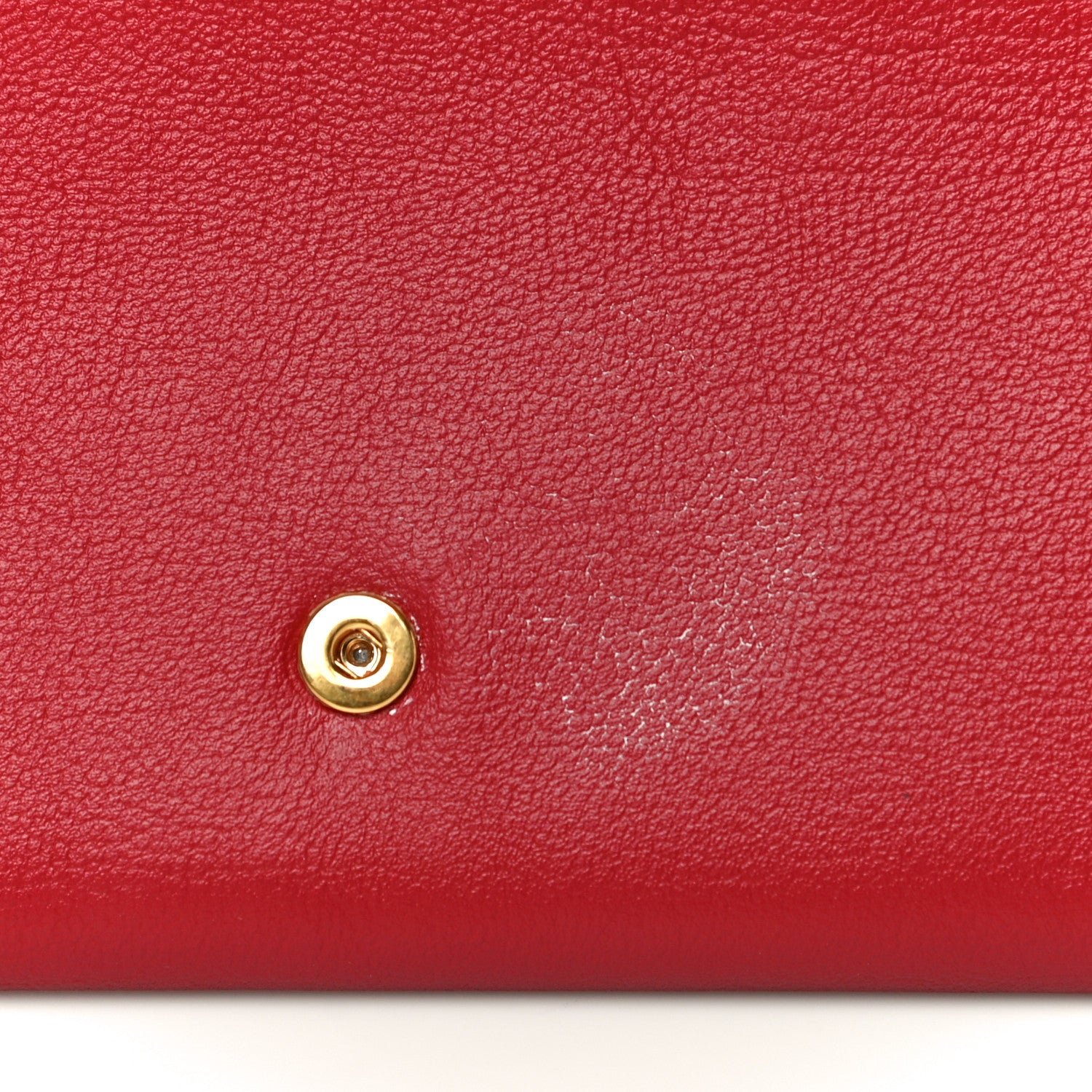 Saint Laurent Goatskin Belle De Jour Flap Wallet Rouge Orient 11 of 11