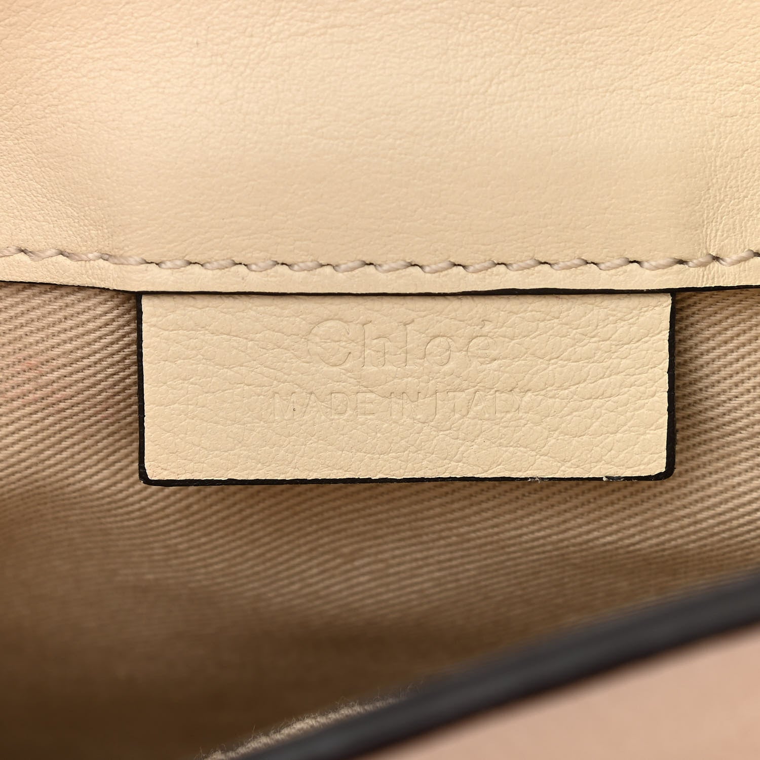 Chloe Suede Calfskin Mini Faye Backpack Off White 6 of 13