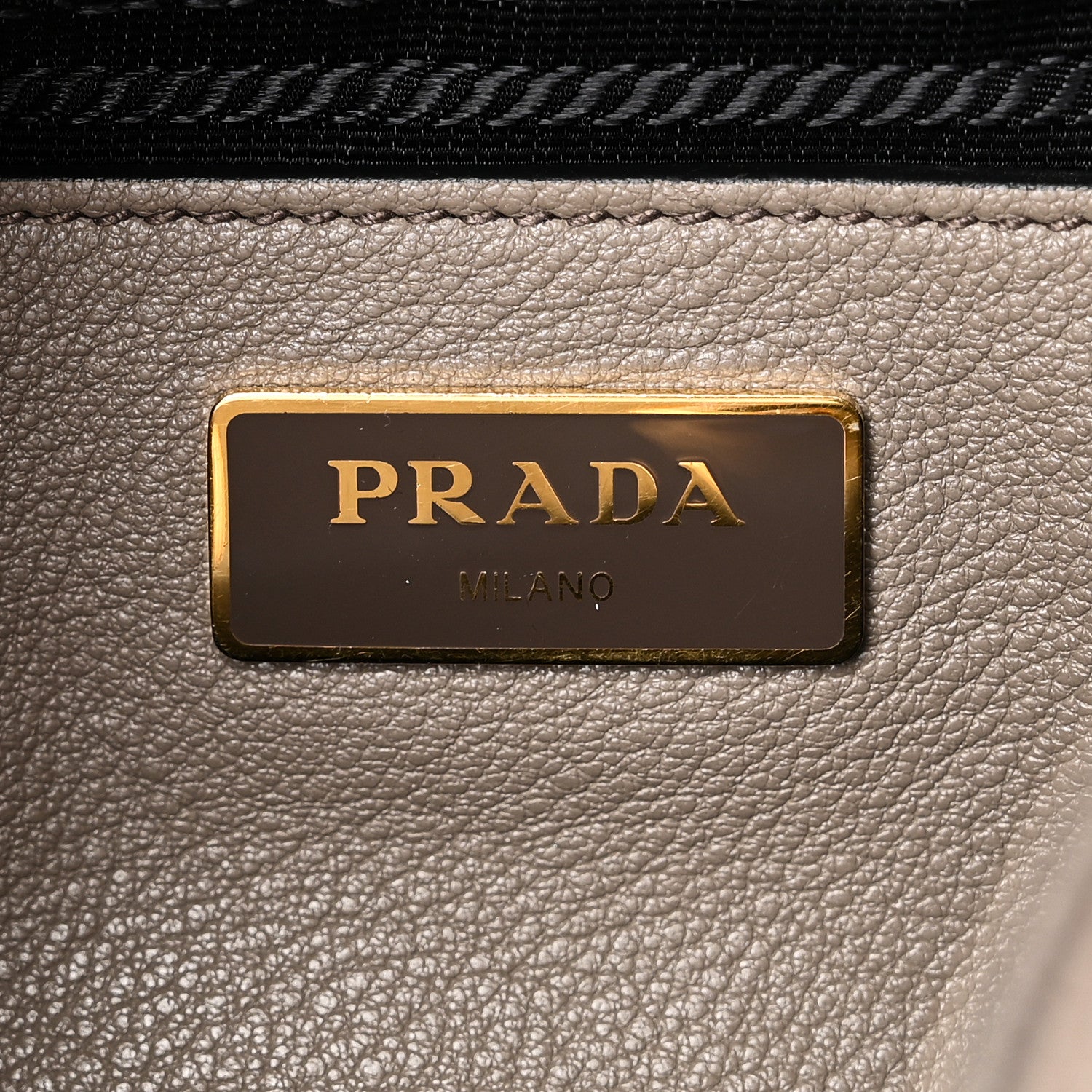 Prada Vitello Daino Backpack Argilla 6 of 9
