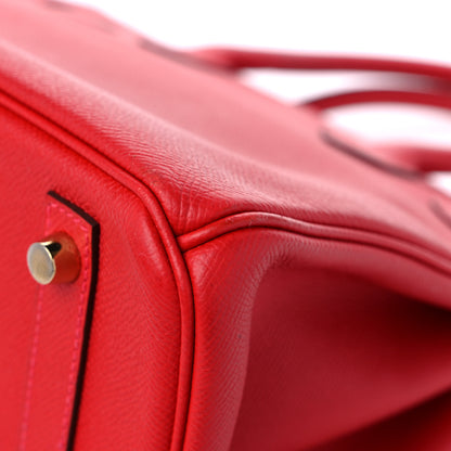 Hermes Epsom Birkin 30 Rouge Casaque 11 of 18