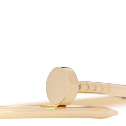 Cartier 18K Yellow Gold Small Juste Un Clou Bracelet 19 4 of 5