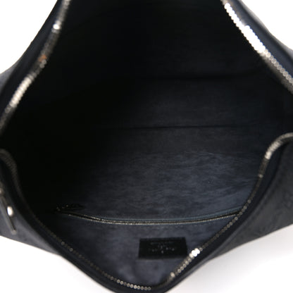 Louis Vuitton Mahina Why Knot MM Black 5 of 9