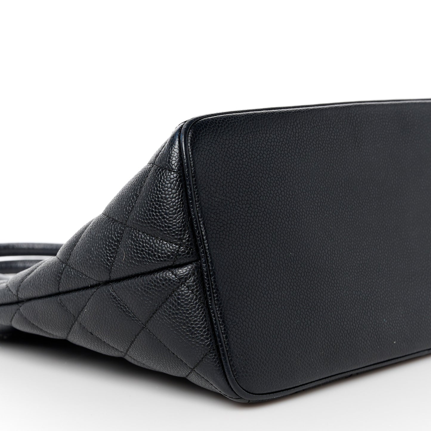 Caviar Quilted Medallion Tote Black