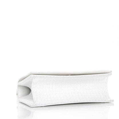 Christian Dior Patent Micro-Cannage Small Diorama Flap Bag White 4 of 21