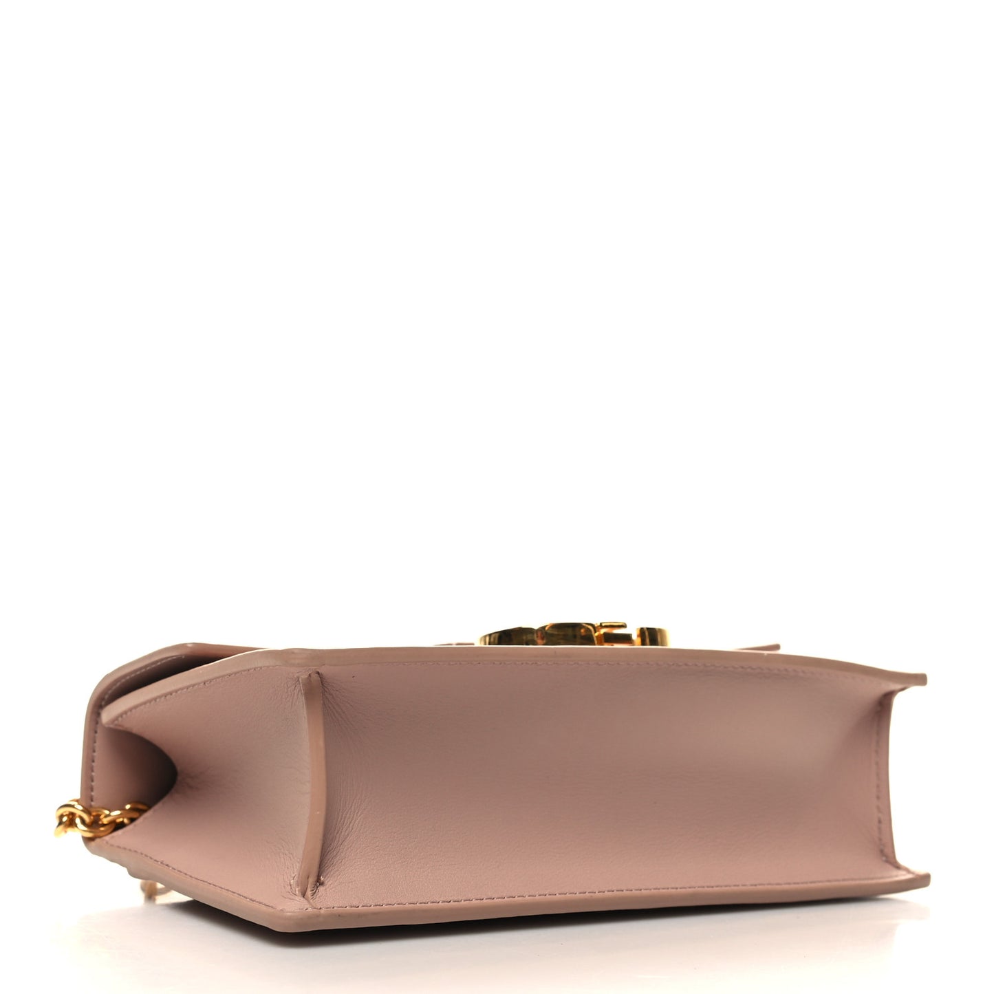 Calfskin 30 Montaigne East West Chain Flap Bag Hazelnut