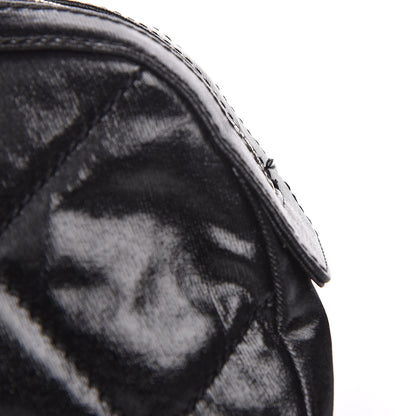 Chanel Coated Canvas Biarritz Cosmetic Cosmetic Case Black 8 of 11