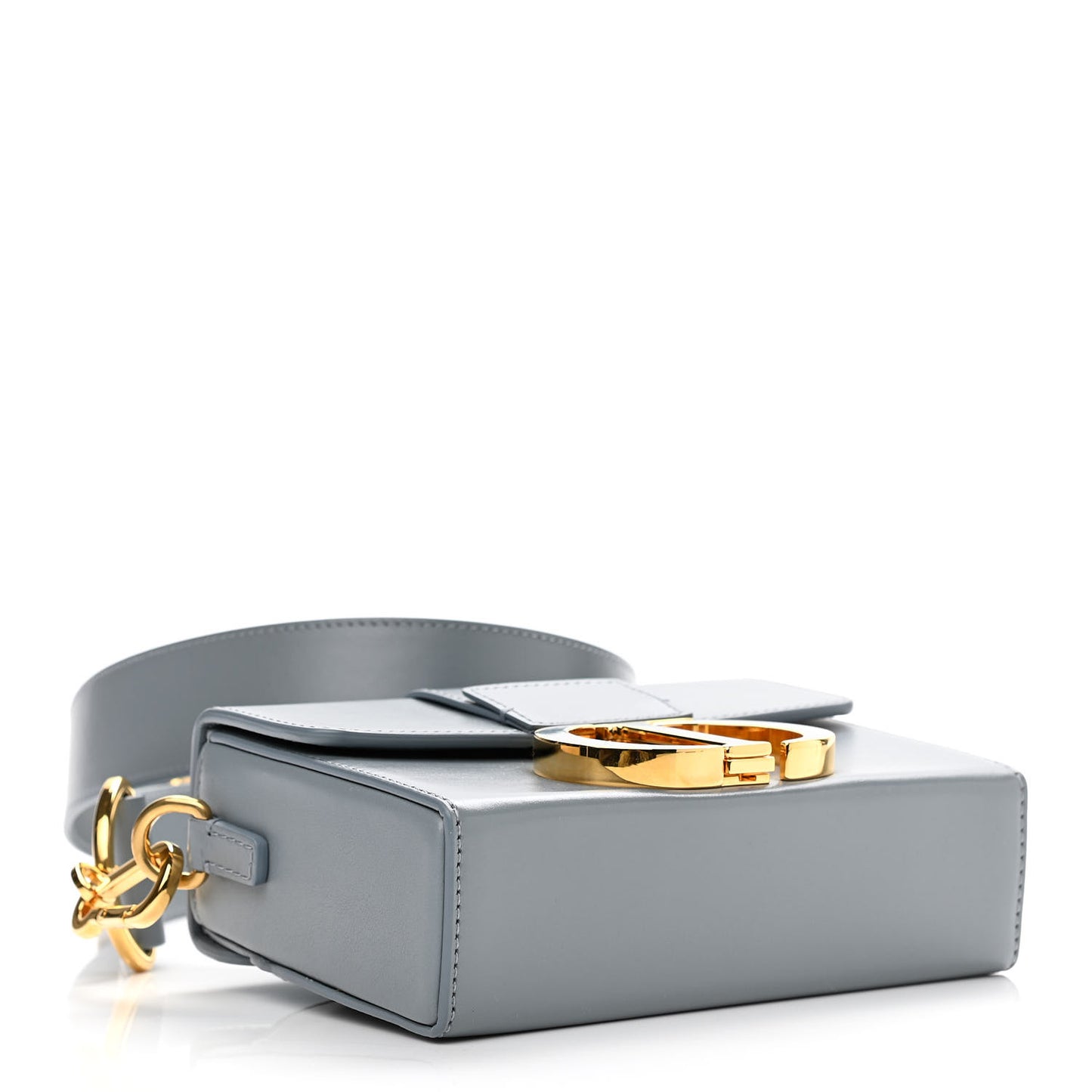 Box Calfskin 30 Montaigne Box Bag Gray