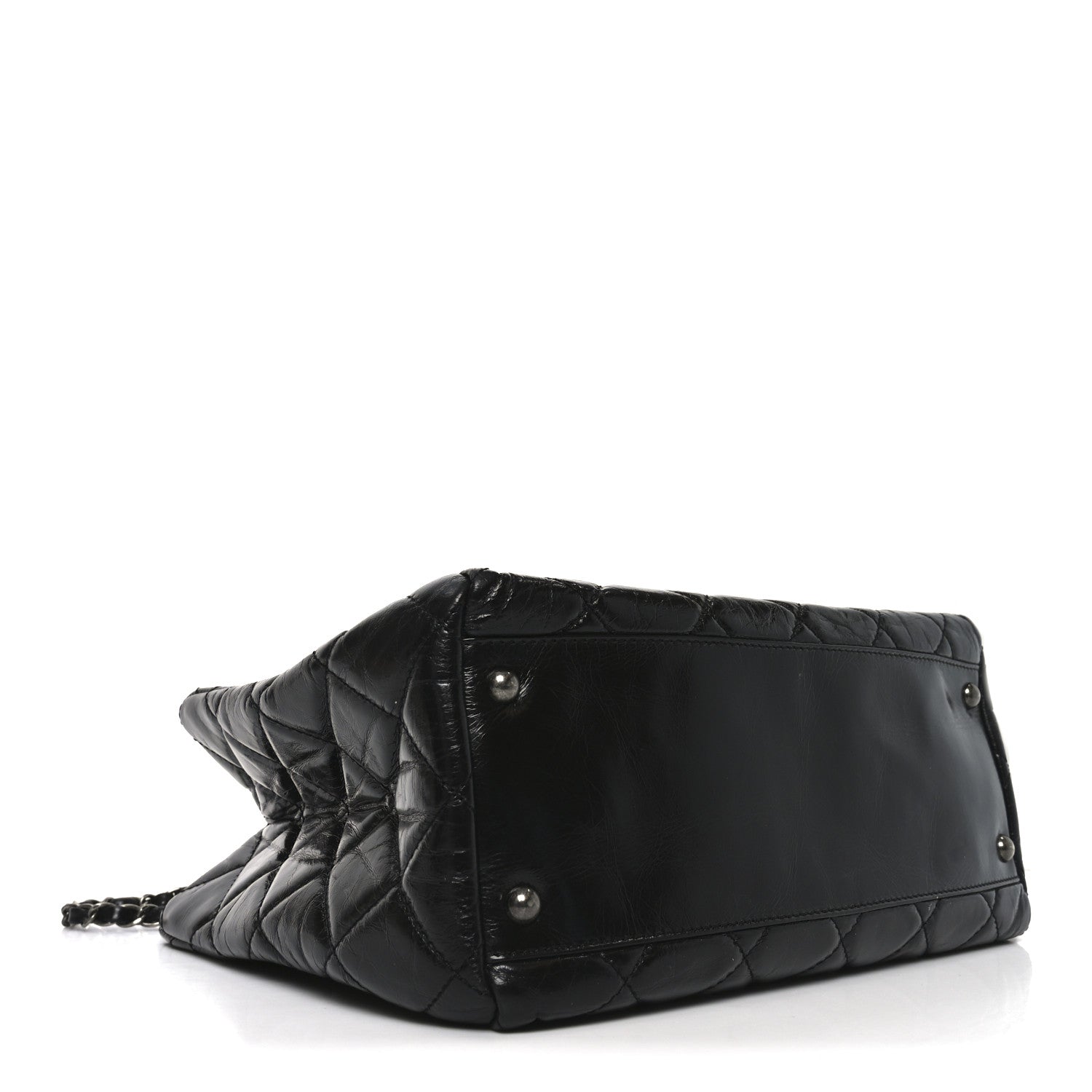 Chanel Calfskin Quilted Small Coco Soft Tote Black 4 of 11