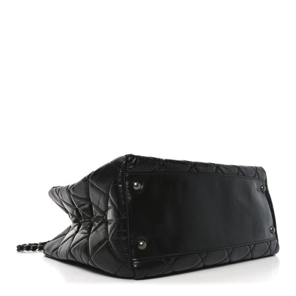 Chanel Calfskin Quilted Small Coco Soft Tote Black 4 of 11