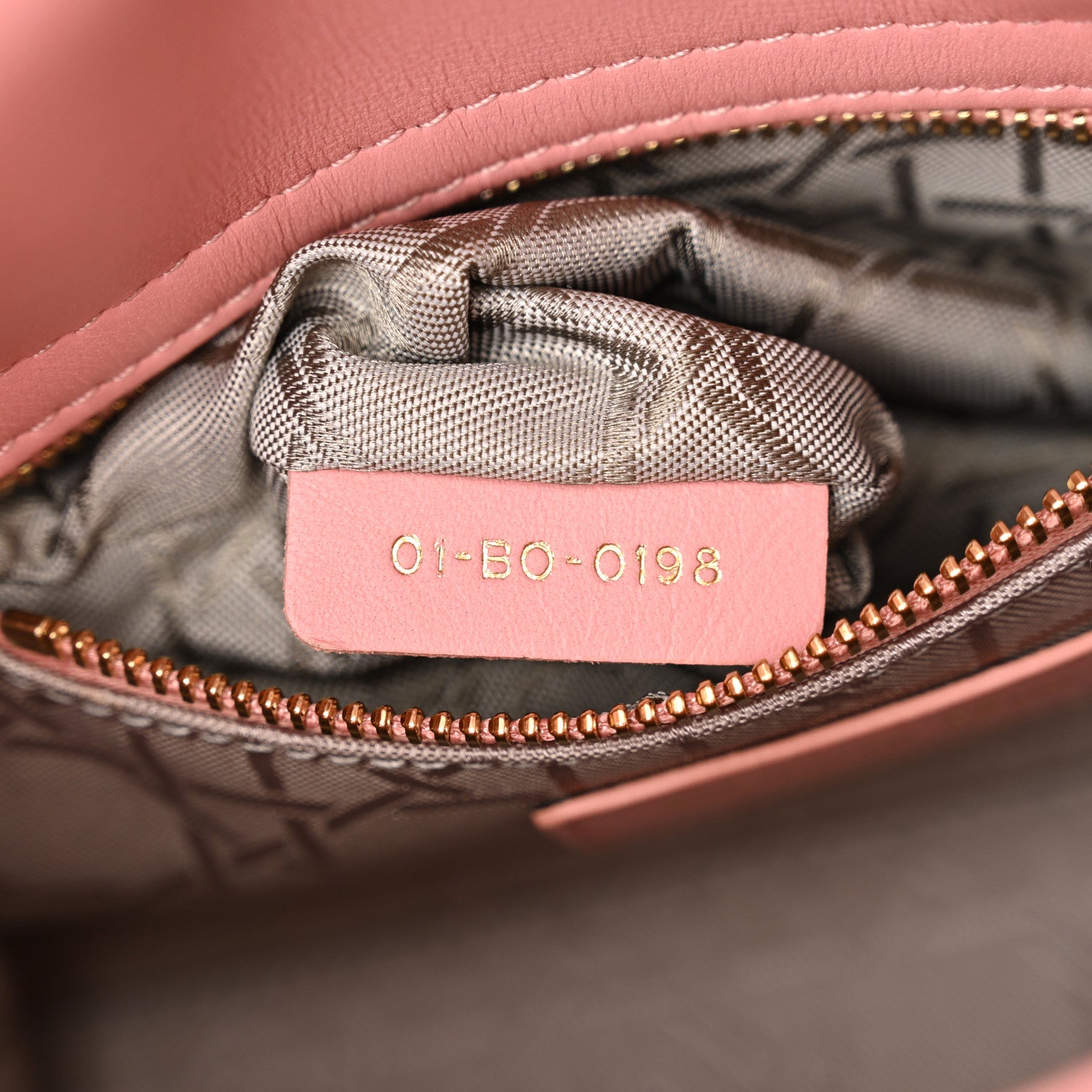 Christian Dior Lambskin Cannage Mini Lady Dior Old Rose 7 of 13