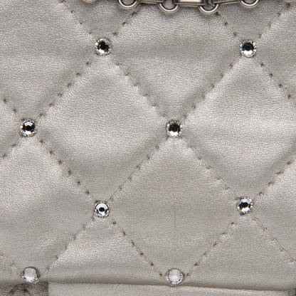 Chanel Metallic Lambskin Crystal 2.55 Reissue 227 Flap Pale Gold 10 of 18