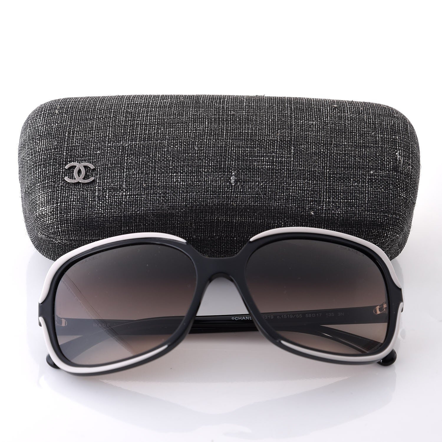 Chanel CC Sunglasses 5319 Black White 14 of 14