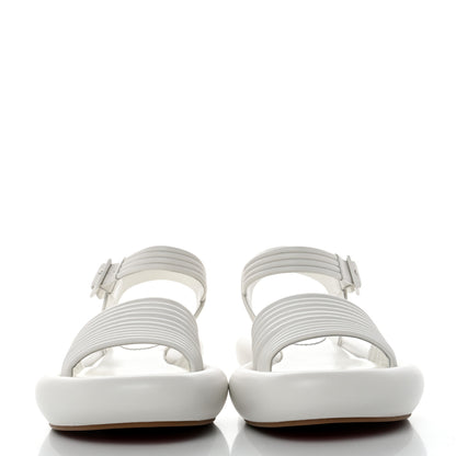 Christian Louboutin Nappa Manolasummer Sandals 38 White 2 of 8