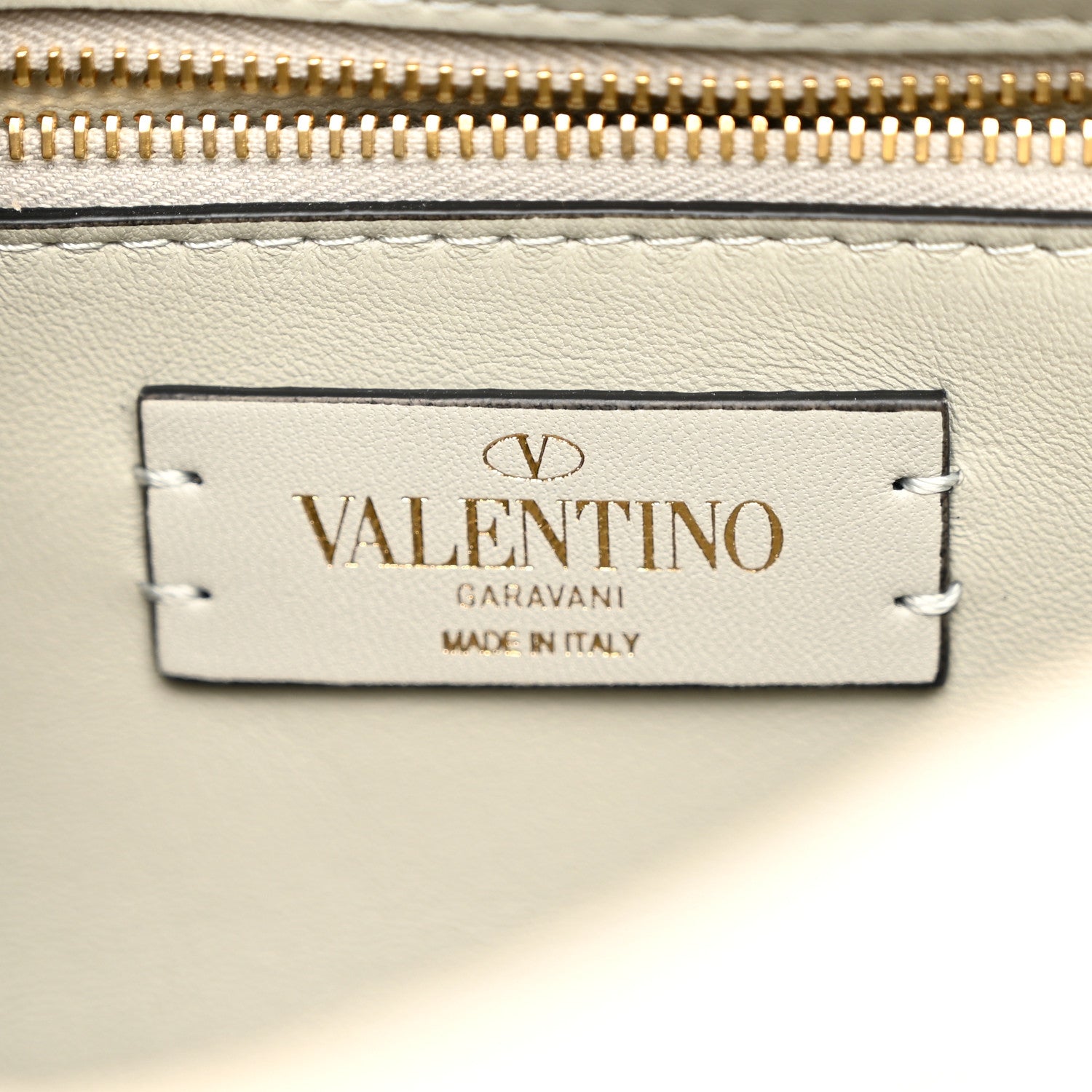 Valentino Garavani Nappa Enamel Medium Roman Stud Shoulder Bag Bag Ivory 6 of 10