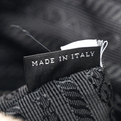 Prada Tessuto Nylon Saffiano Flat Messenger Bag Black 7 of 11