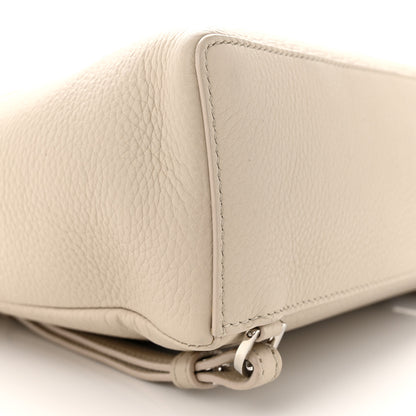 Loro Piana Grained Calfskin Extra Pocket L23.5 Backpack Dust Stone 8 of 16