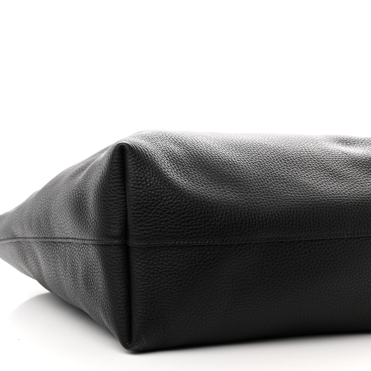 Vitello Daino Small Concept Shopper Tote Black Astrale