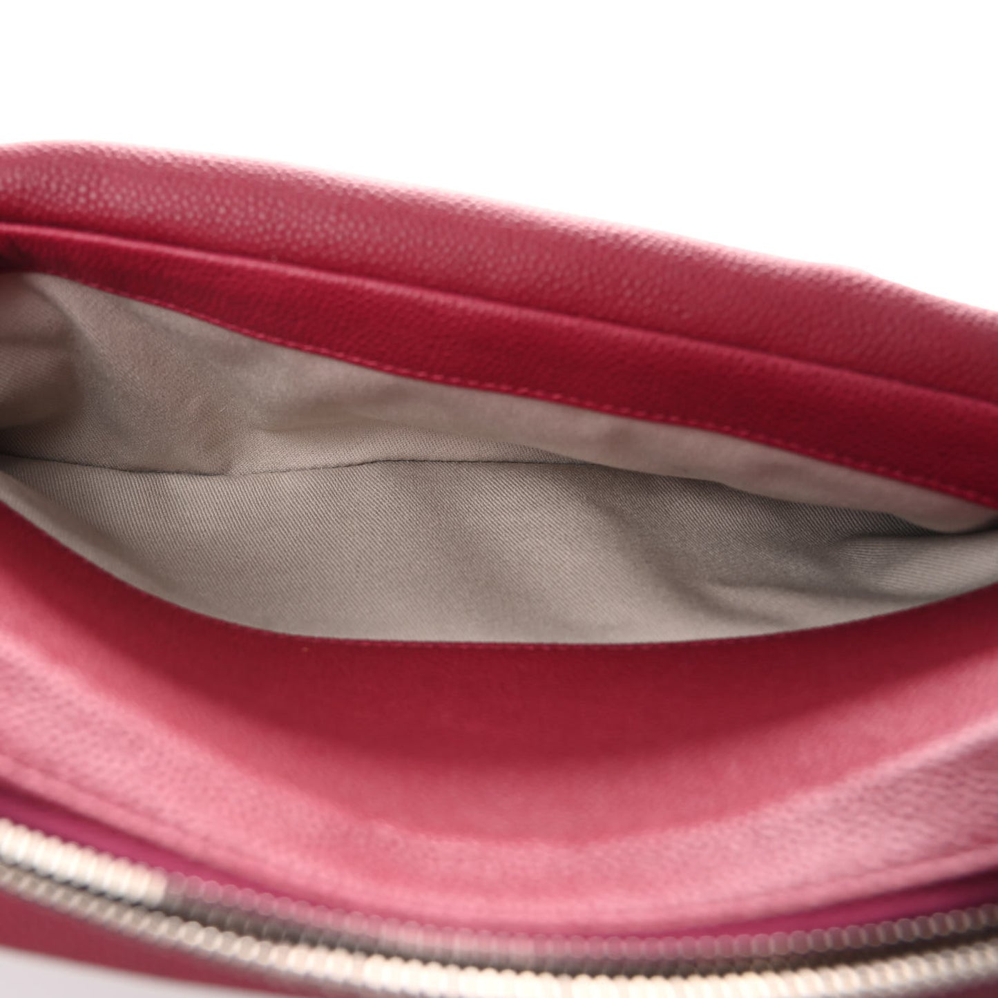 Caviar Quilted Jumbo Easy Flap Dark Pink