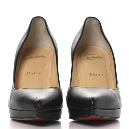 Christian Louboutin Shiny Nappa Pigalle Plato 100 Pumps 36.5 Black 3 of 9