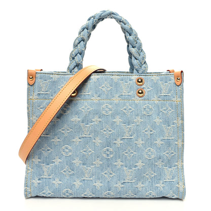 Louis Vuitton Monogram Washed Denim Let Go PM Sky Blue 1 of 10