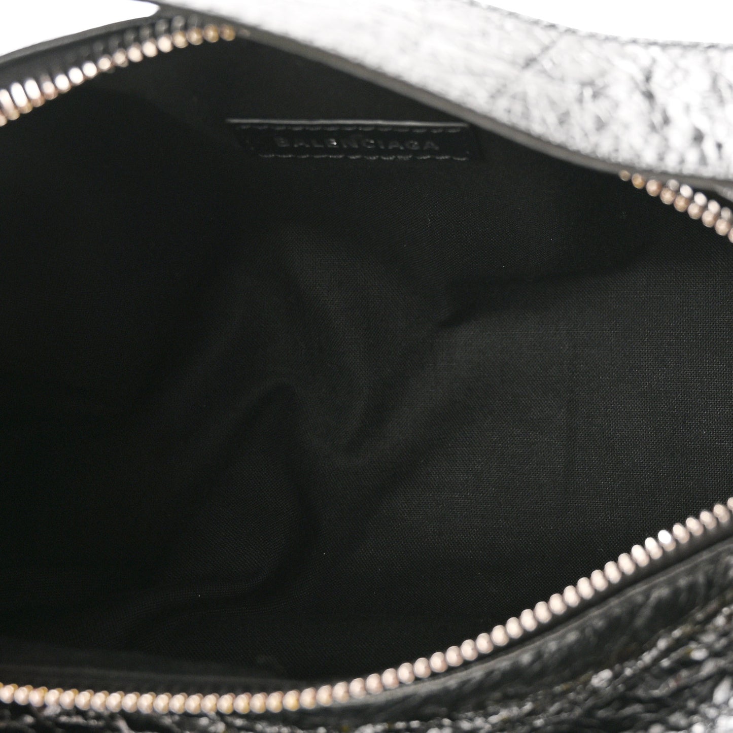 Agneau Arena Superbusy XS Sling Zip Shoulder Bag Black Black