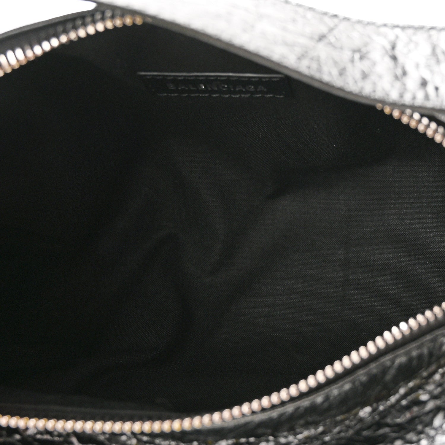 Balenciaga Agneau Arena Superbusy XS Sling Zip Shoulder Bag Black Black 5 of 9
