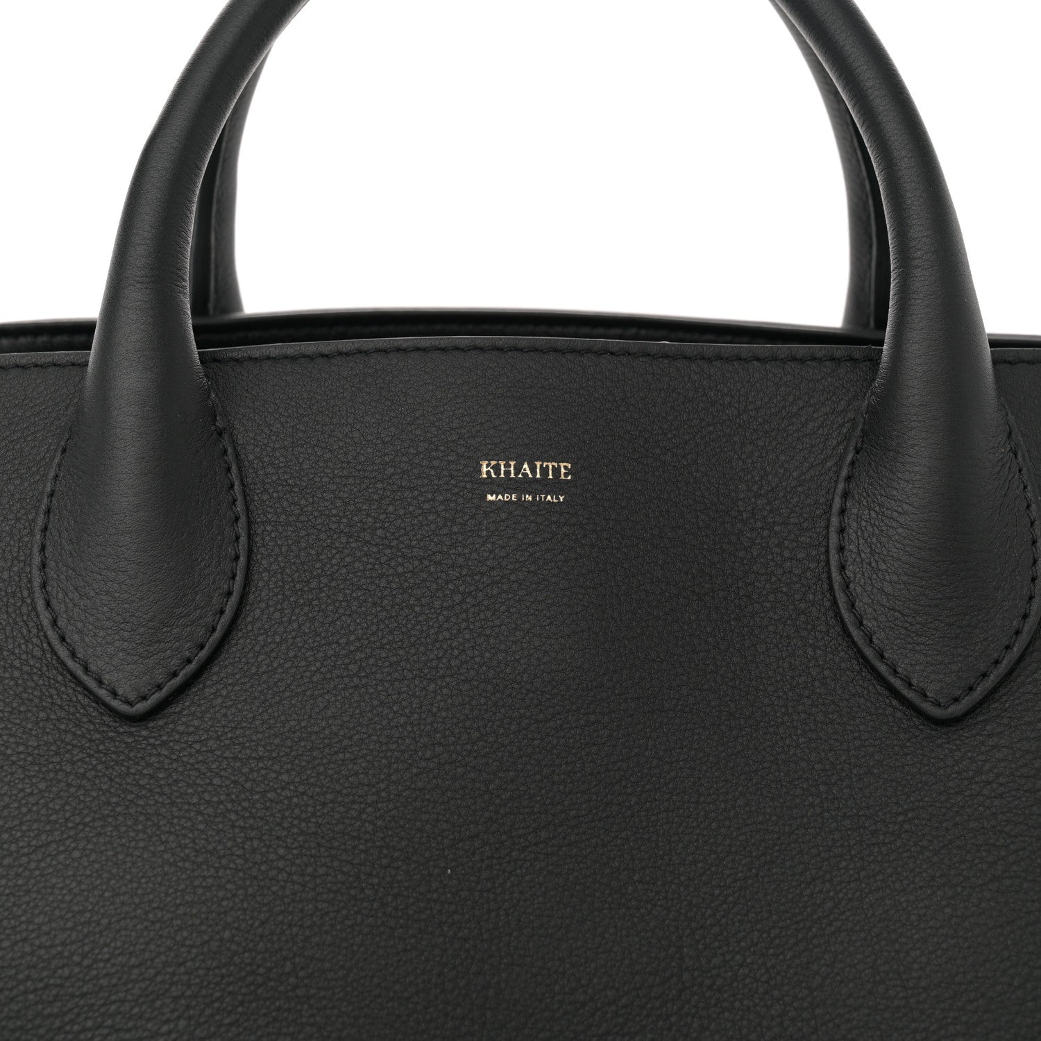 Khaite Smooth Calfskin Medium Amelia East West Tote Black 7 of 9