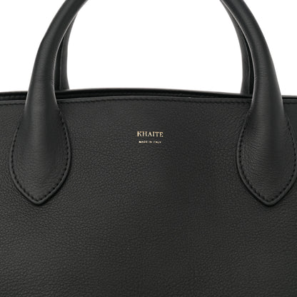 Khaite Smooth Calfskin Medium Amelia East West Tote Black 7 of 9