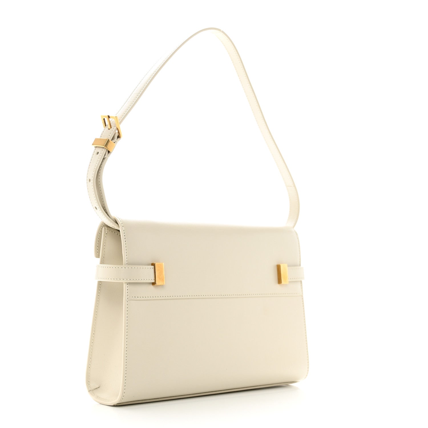 Saint Laurent Smooth Calfskin Manhattan Shoulder Bag Crema Soft 3 of 10