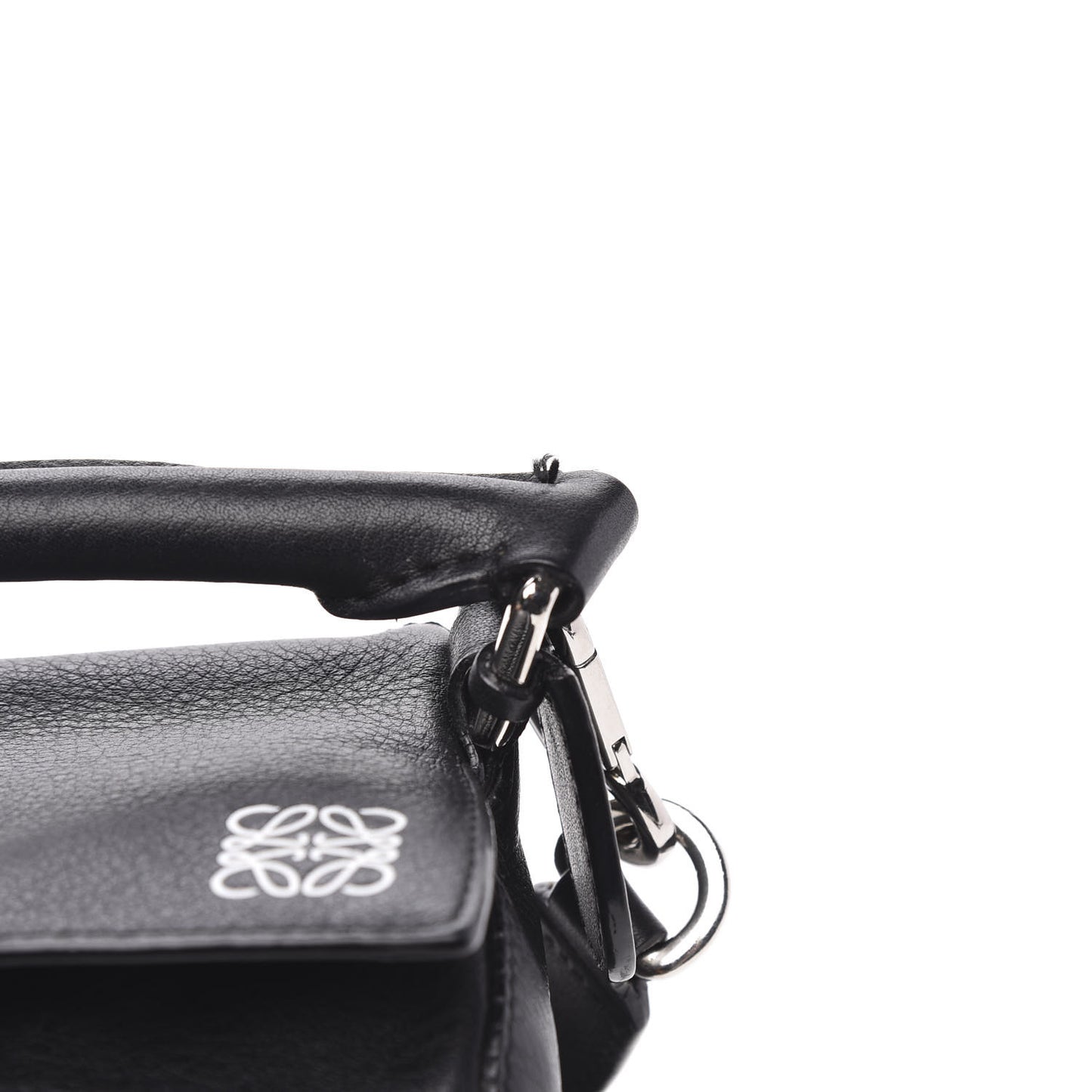 Calfskin Small Puzzle Bag Black