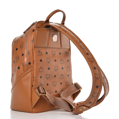 MCM Visetos Small Duke Backpack Cognac 3 of 9