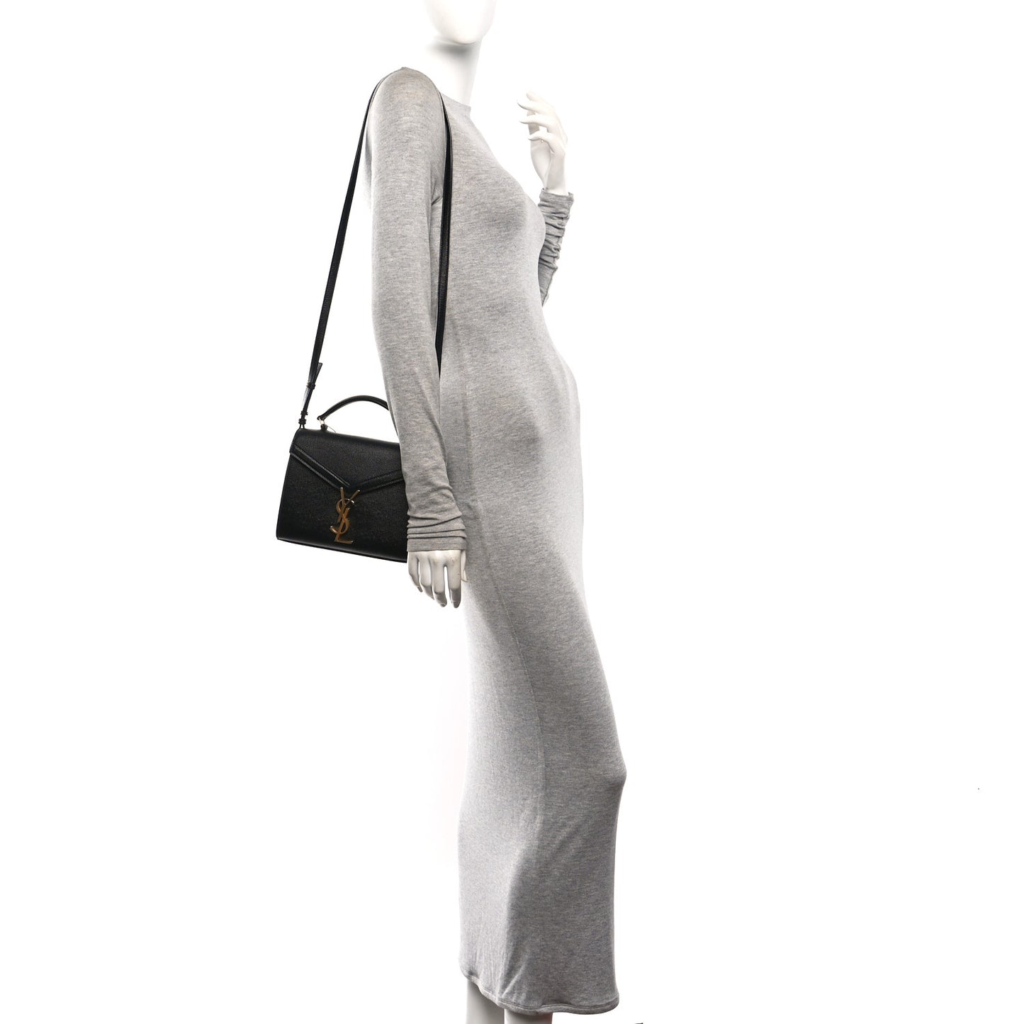 Grain de Poudre Mini Classic Monogram Cassandra Top Handle Black