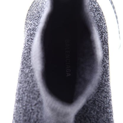 Balenciaga Chine Knit Bi-Color Sole Mens Speed Sneakers 45 Black White 7 of 10