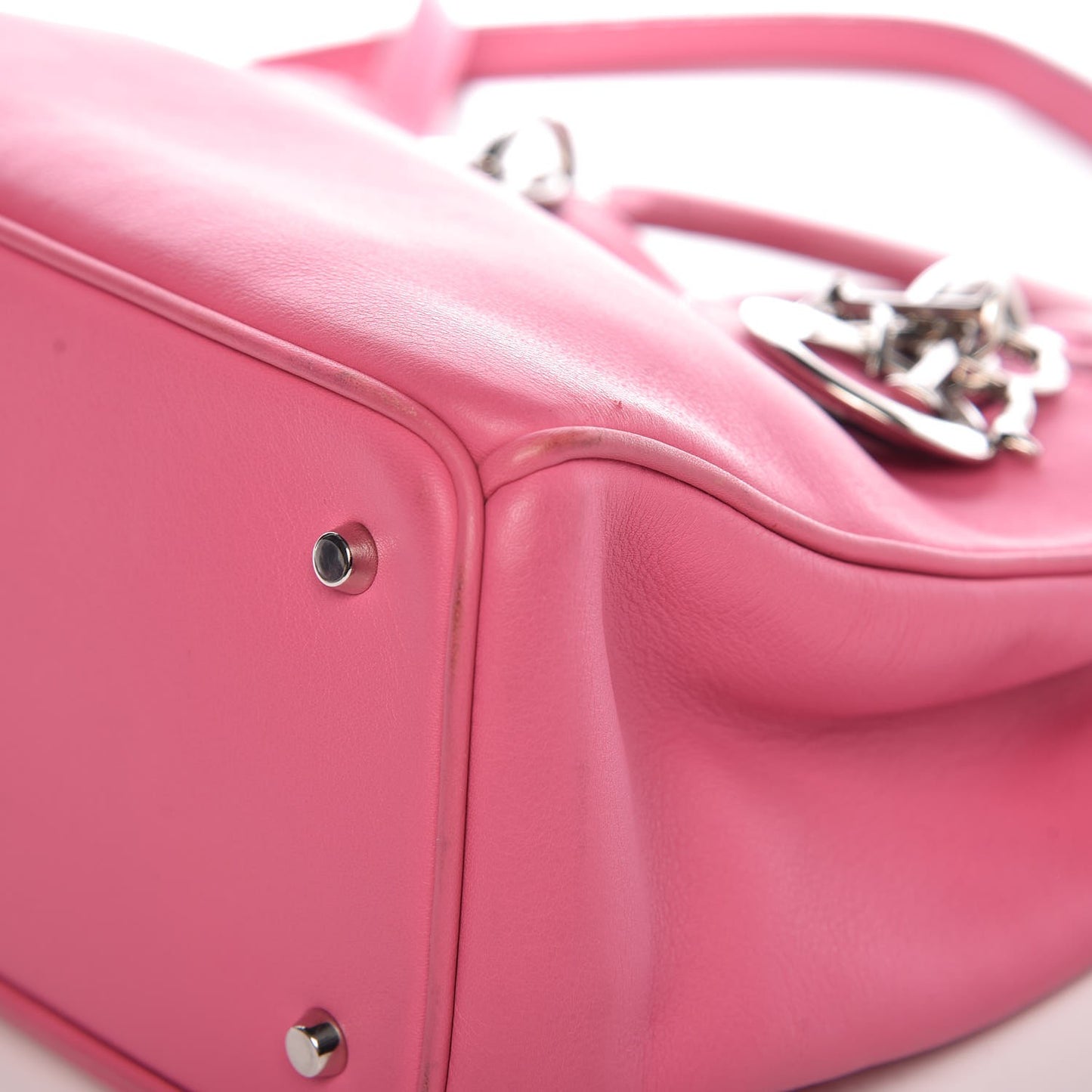 Calfskin Small Diorissimo Tote Pink