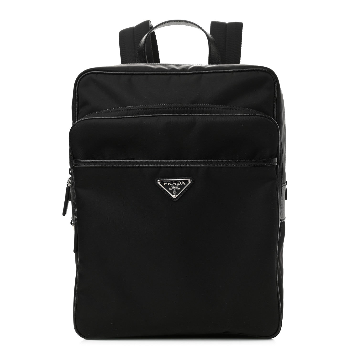 Prada Re-Nylon Saffiano Mens Backpack Black 1 of 10