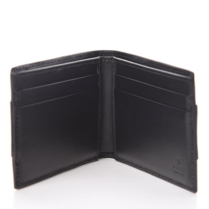 Gucci GG Supreme Monogram Bi-Fold Wallet Black 5 of 6