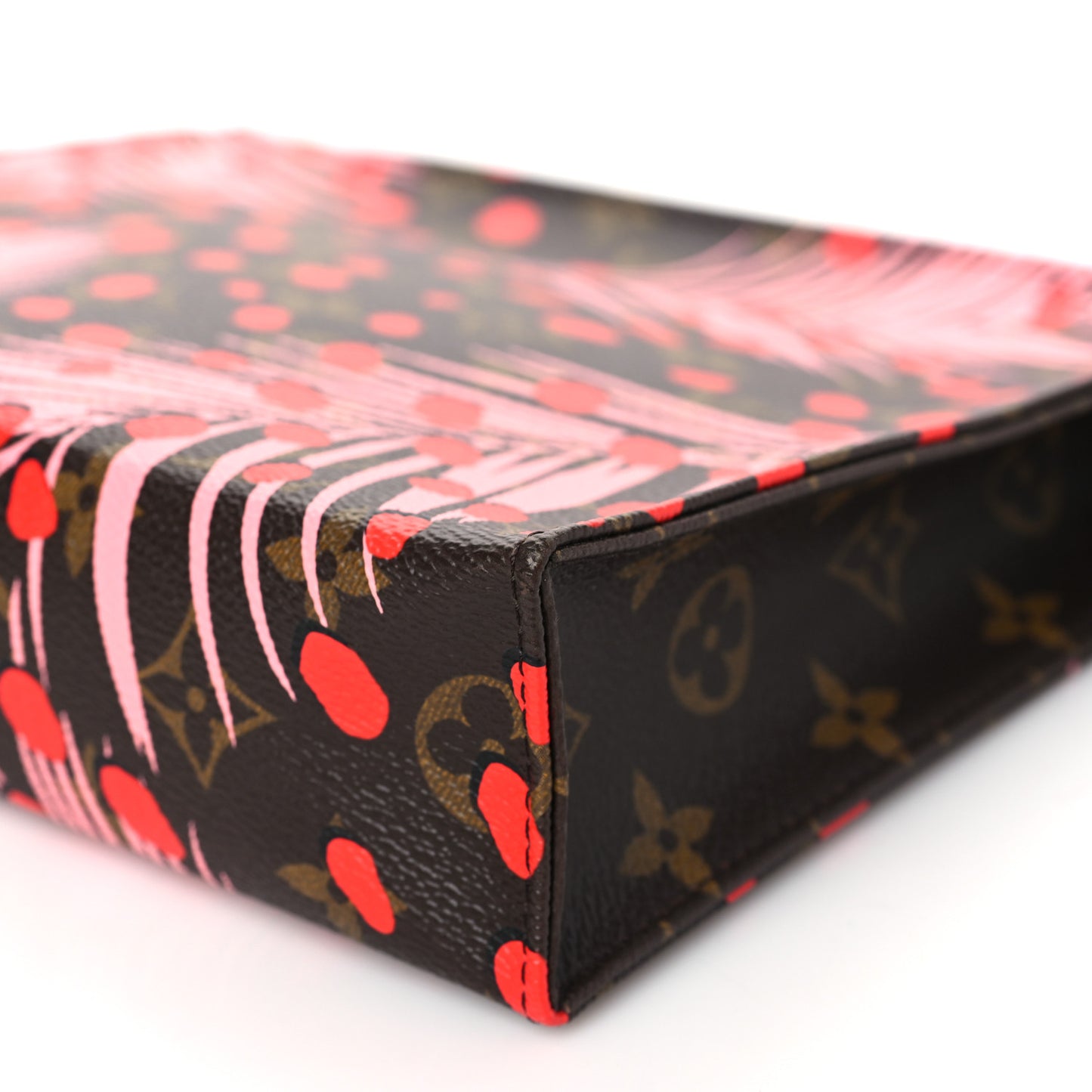 Monogram Jungle Dots Toiletry Pouch 26 Sugar Pink Poppy