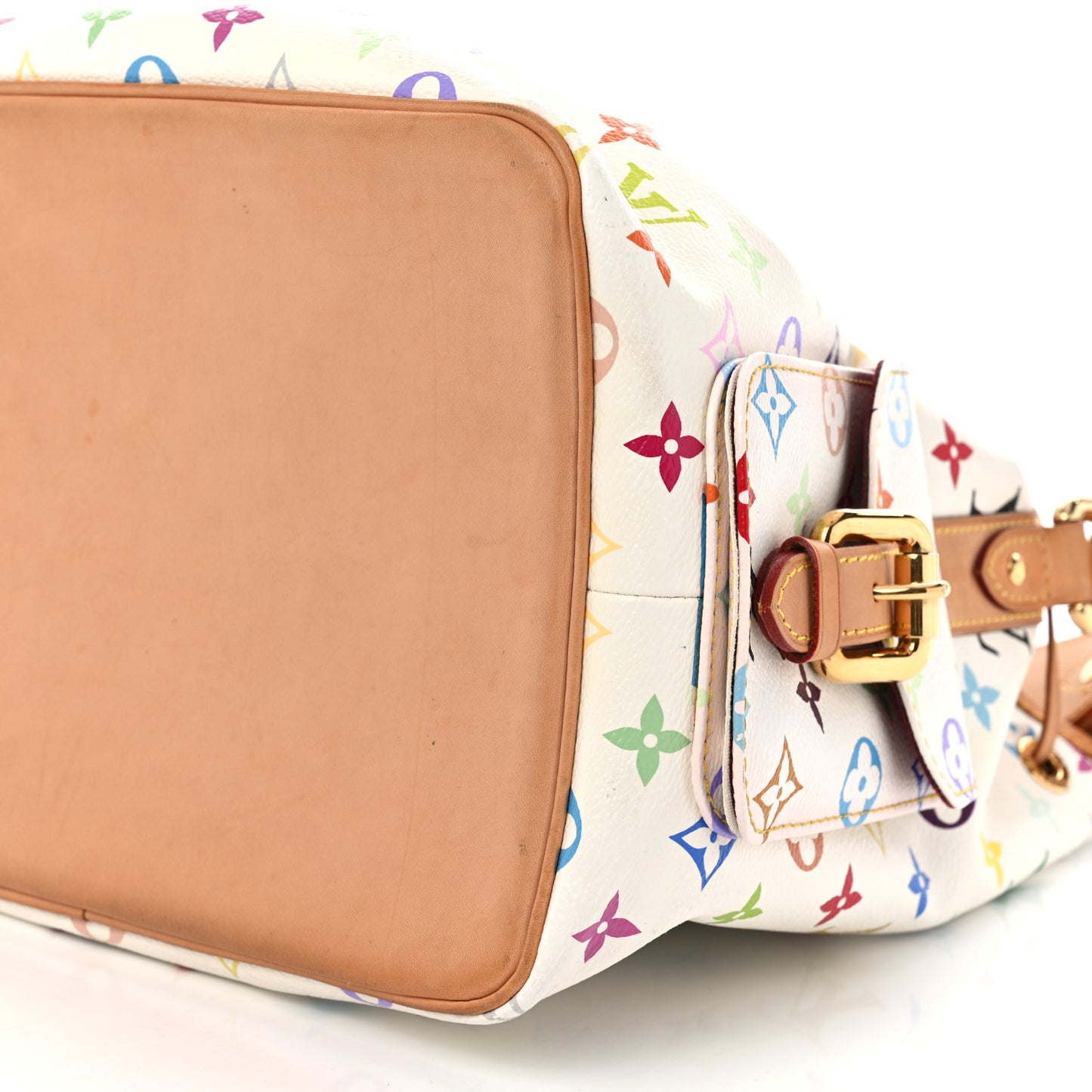 Monogram Multicolor Petit Noe White