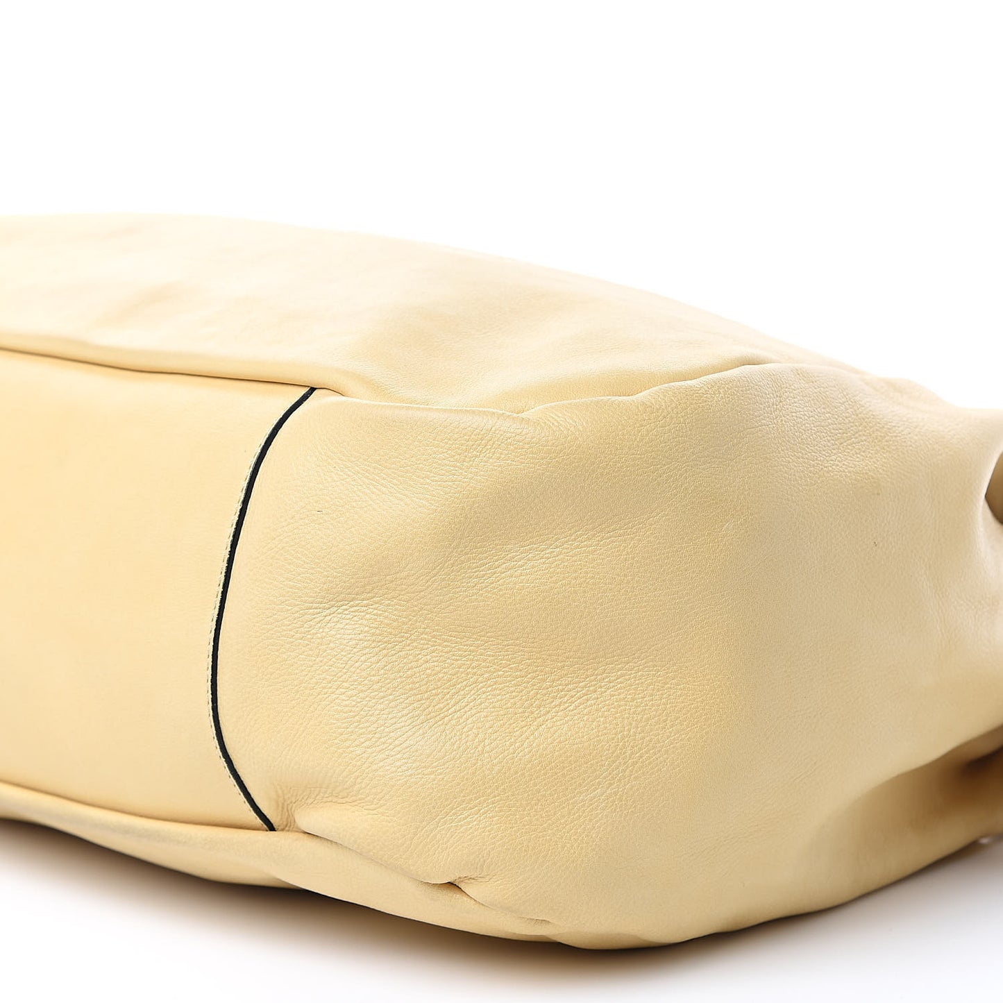 Lambskin Large Edgy Hobo Beige