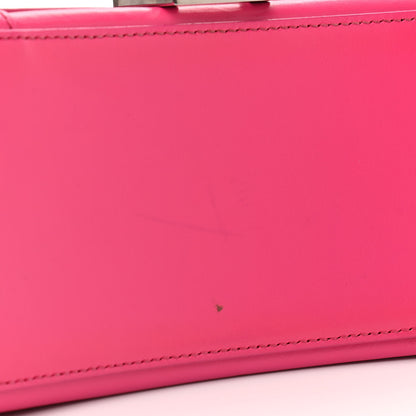 Balenciaga Shiny Box Calfskin Small Hourglass Top Handle Bag Acid Fuchsia 18 of 19