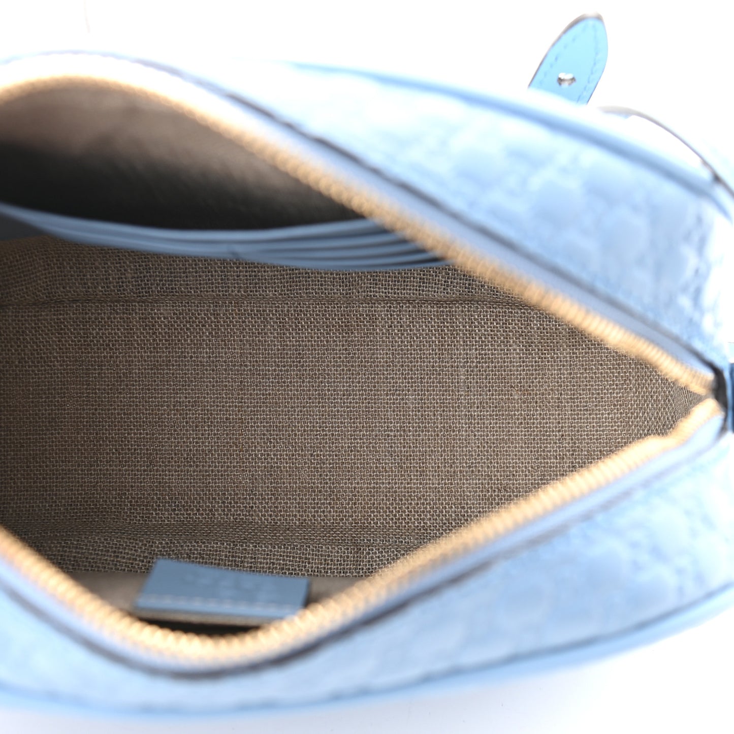 Microguccissima Mini Bree Messenger Bag Mineral Blue