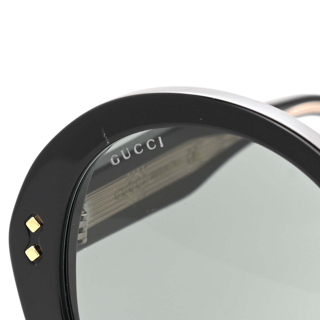Gucci Acetate Round Sunglasses GG1081S Black 8 of 8
