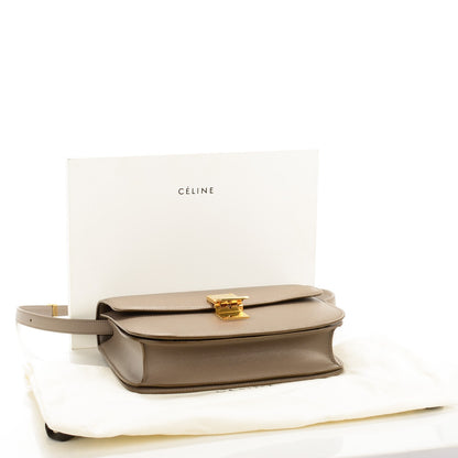 Celine Liege Calfskin Medium Classic Box Flap Bag Souris 4 of 6