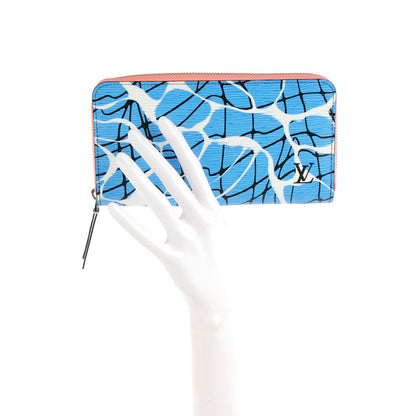 Louis Vuitton Epi Zippy Wallet Aqua 2 of 7