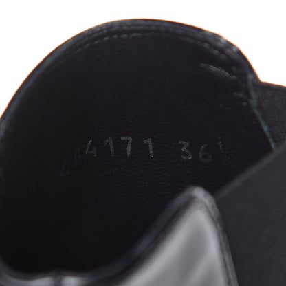 Saint Laurent Patent Opyum Booties 36 Black 7 of 8