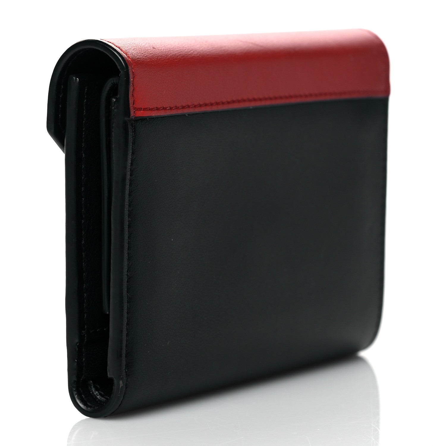Celine Smooth Calfskin Pocket Card Holder Dark Rust 3 of 8