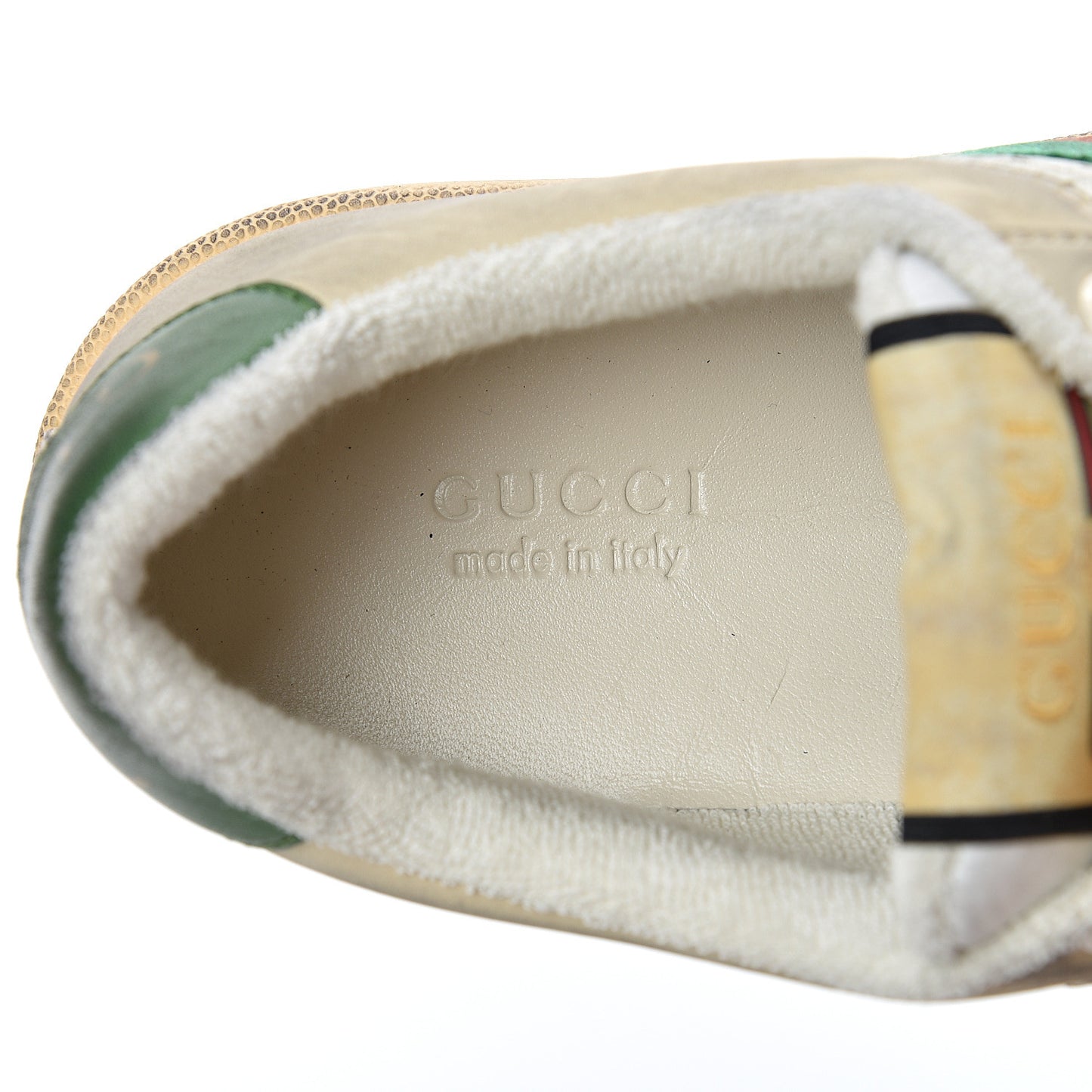 Nubuck Web Cherries Womens Screener Sneakers 36.5 Dusty Milk White Vintage Green