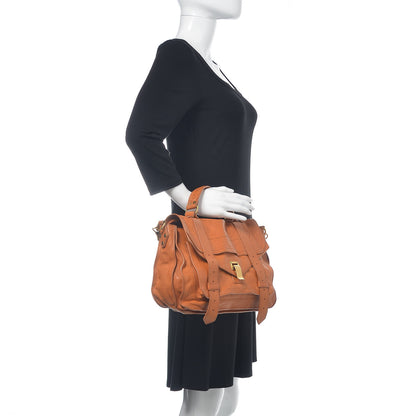 Proenza Schouler Lambskin Medium PS1 Satchel Saffron 2 of 32