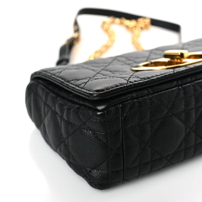 Christian Dior Calfskin Cannage Small Caro Bag Black 8 of 9